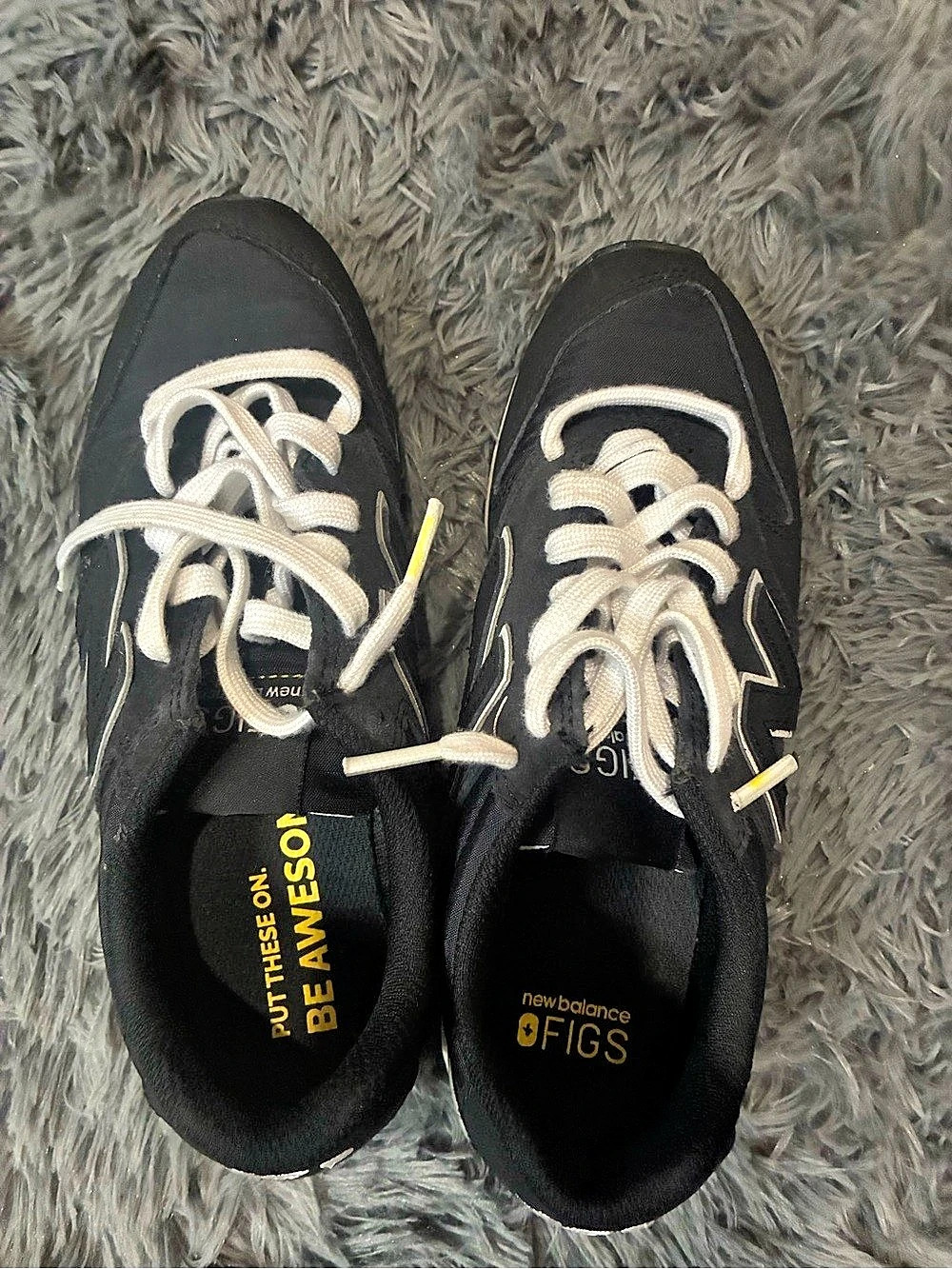 New Balance x FIGS 574 Black Sneakers